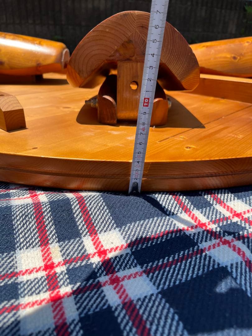 丸型ちゃぶ台　脚折りたたみ式座卓　120