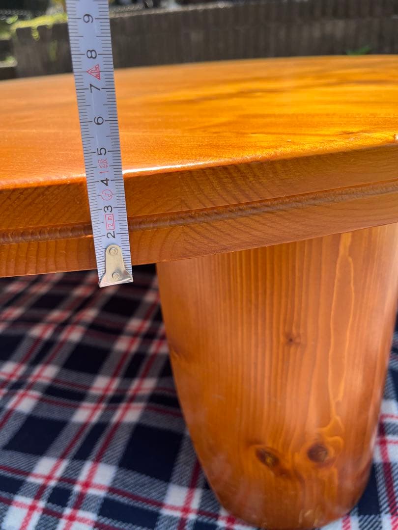 丸型ちゃぶ台　脚折りたたみ式座卓　120