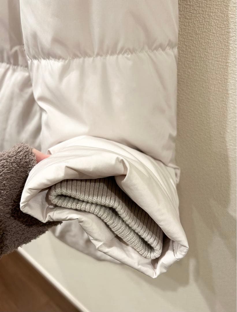 【☆るる☆】IENA ハイマルチタフタダウンショートコート　ホワイト 40