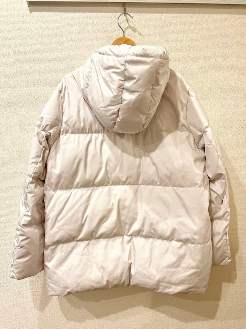 【☆るる☆】IENA ハイマルチタフタダウンショートコート　ホワイト 40