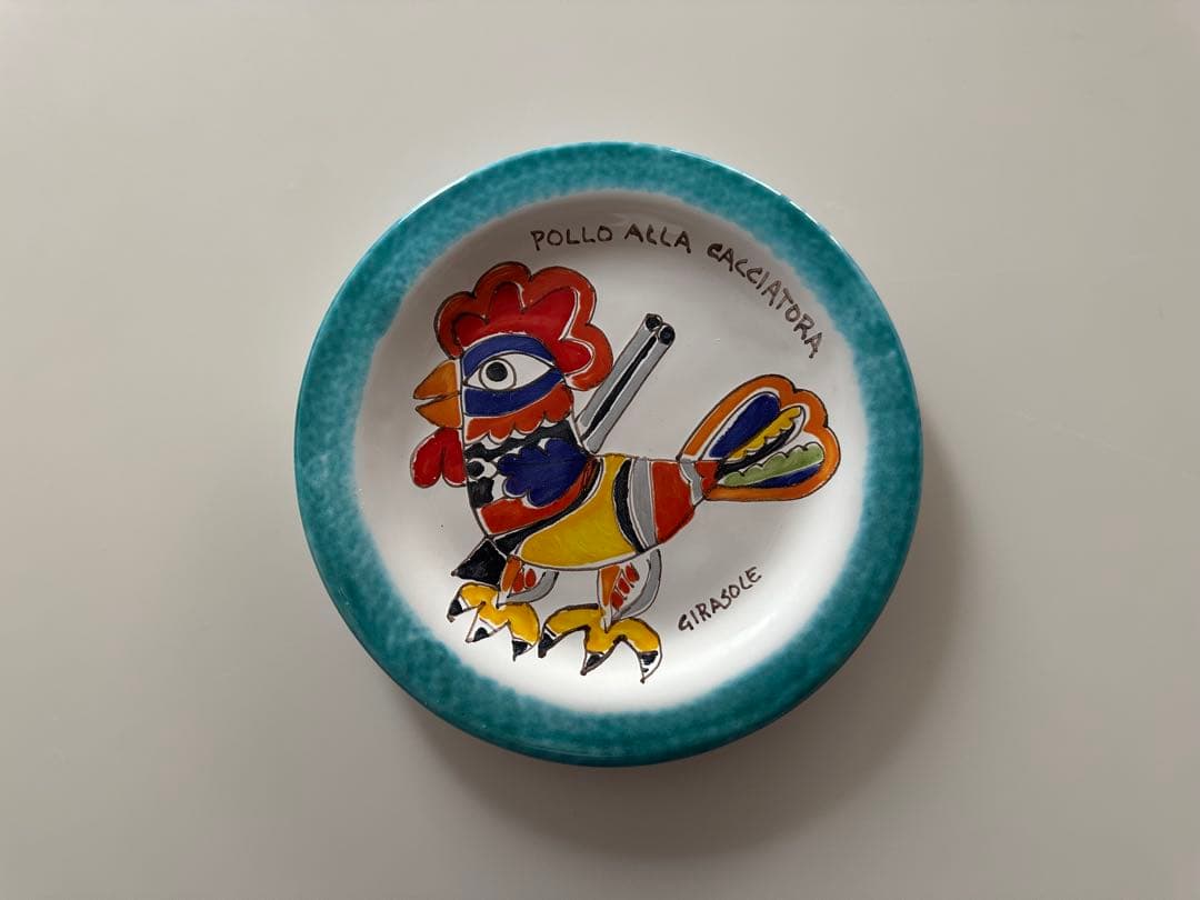 イタリア　DESIMONE デシモーネ 陶器 絵皿　3点セット