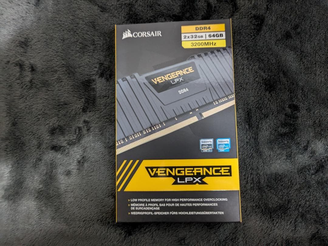 メモリー CORSAIR Vengeance LPX DDR4 64GB 3200MHz