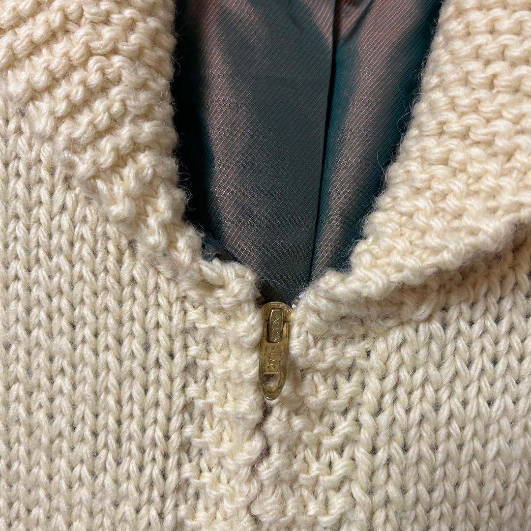 Pearl Diver カウチン アラスカ 犬ぞり ホワイト 裏地付 タロン