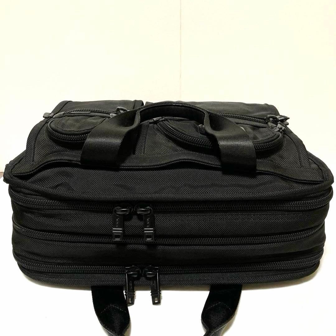 未使用級✨TUMI ビジネスバッグ 2way 2層 マチ拡張 26141DH 黒