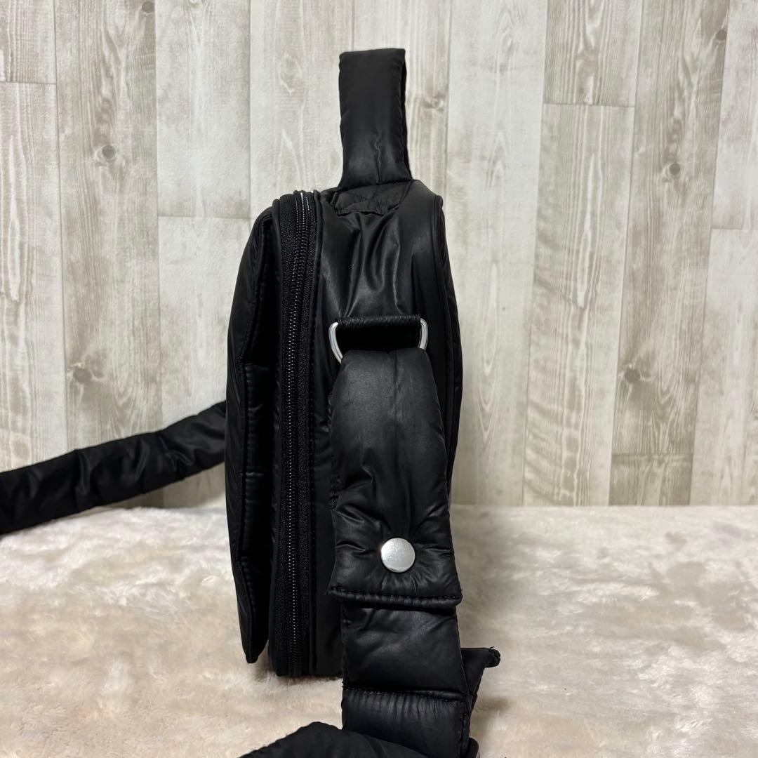 calin マザーズバッグ　ブラック　マグネット キルティング