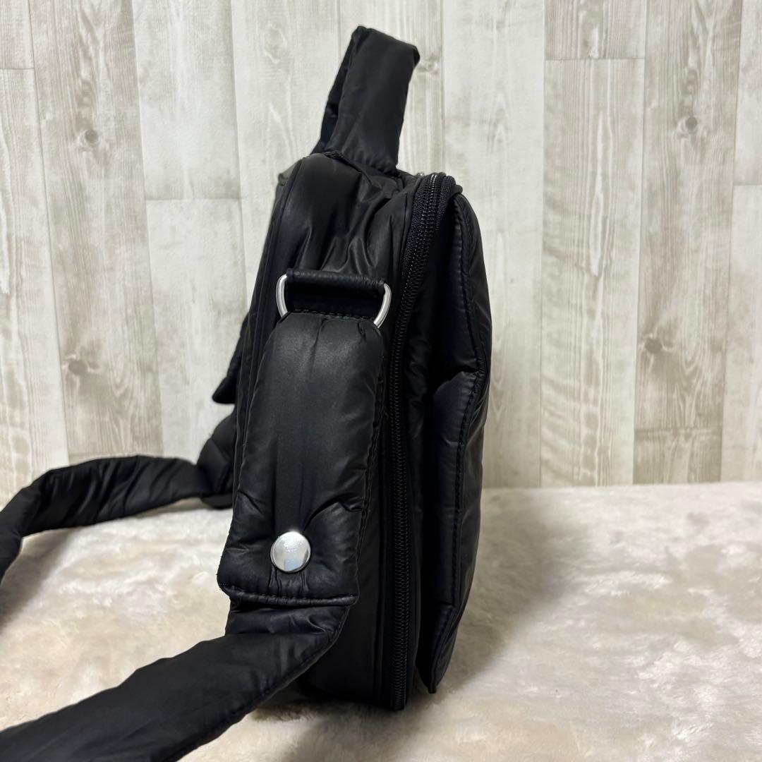 calin マザーズバッグ　ブラック　マグネット キルティング