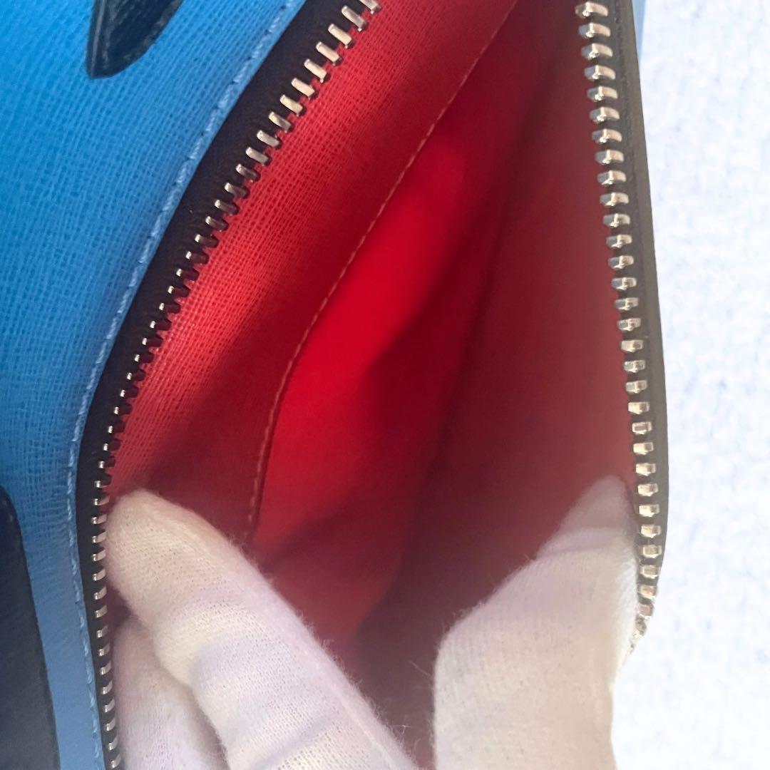 フェンディ FENDI モンスター バグズアイ トートバッグ ブルー