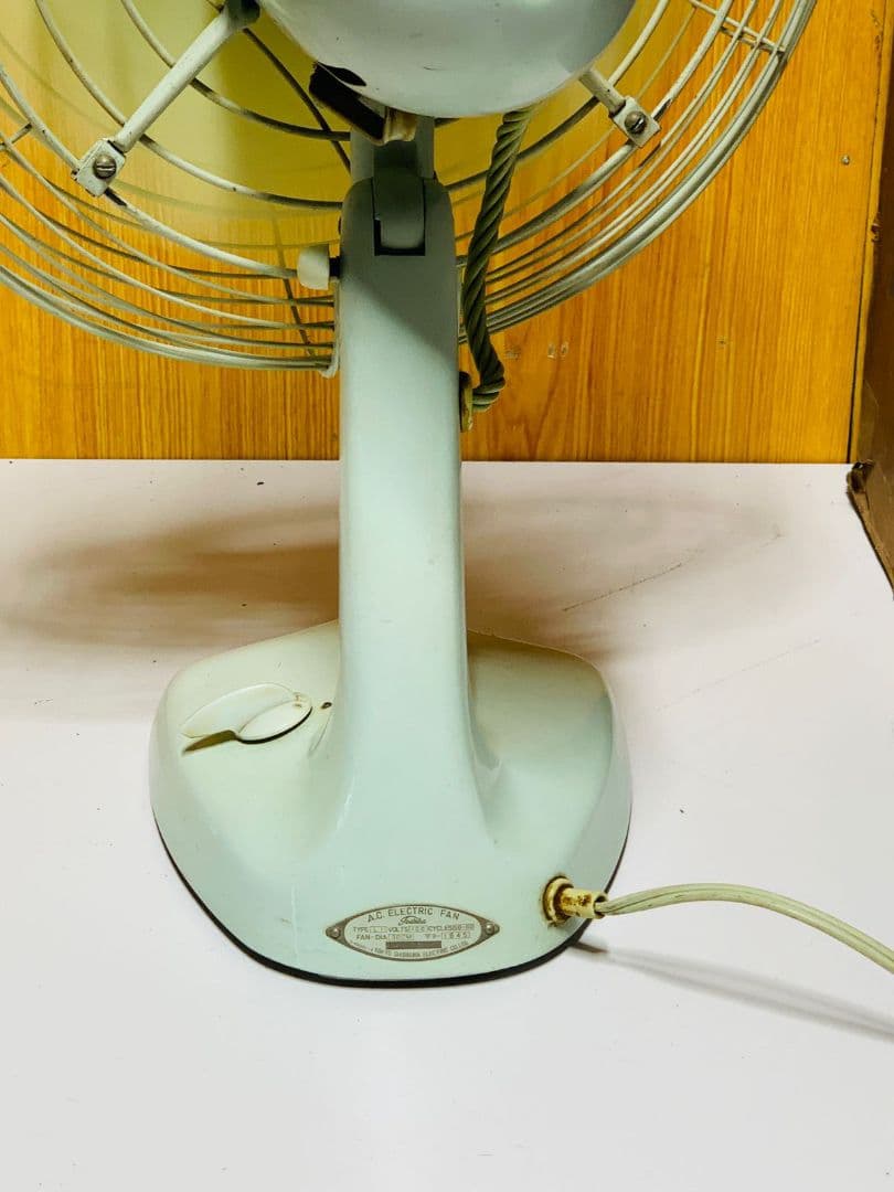 東芝 扇風機 緑色 元箱付き30cm Toshiba electric fan
