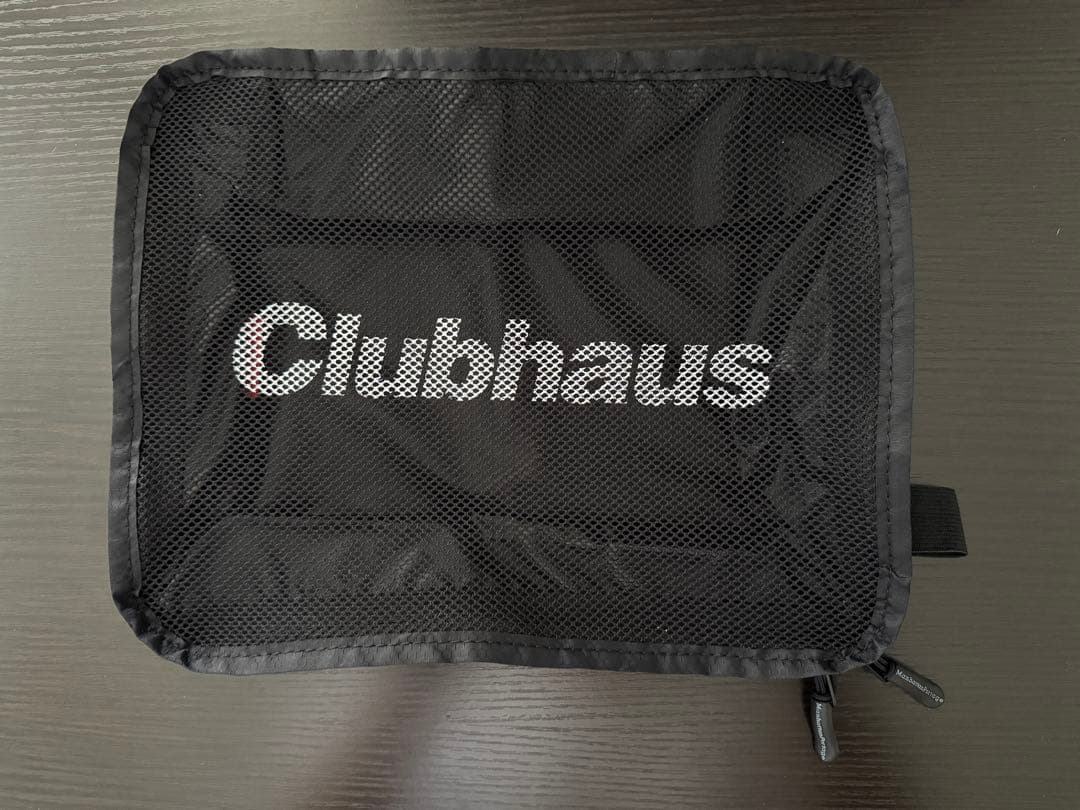 【限定】クラブハウス × マンハッタンポーテージブラックレーベル トラベルポーチ