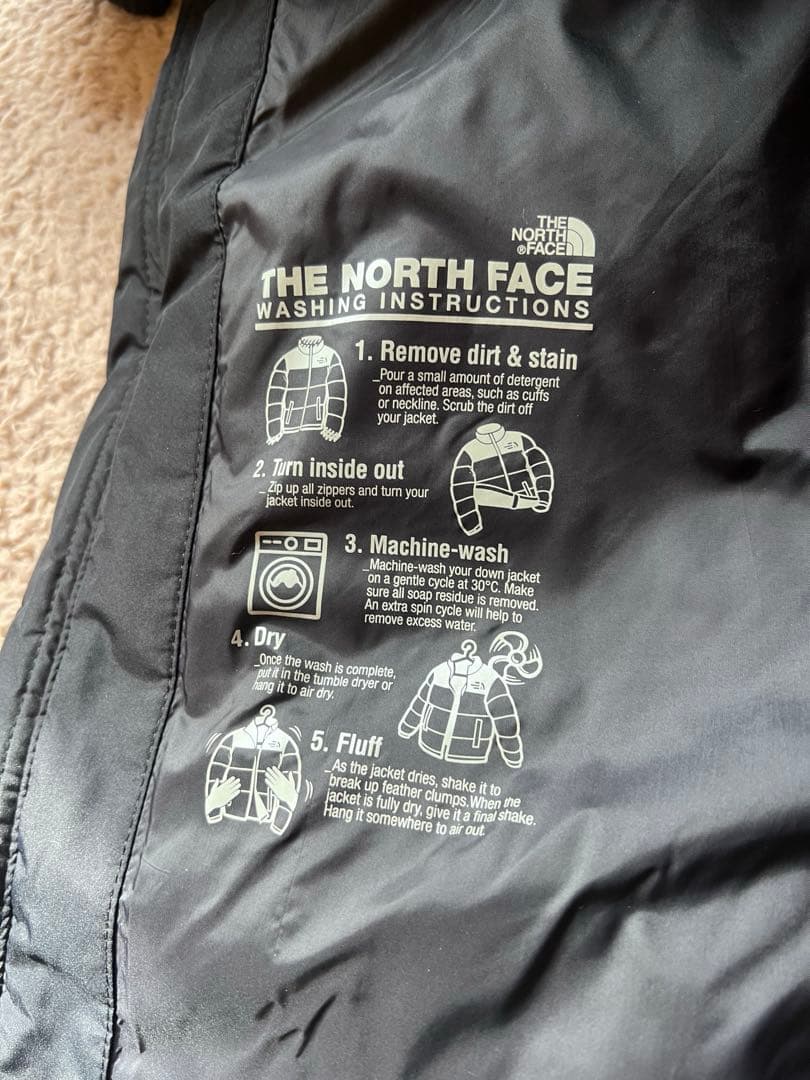 THE NORTH FACE ブラック ダウンジャケット ロング丈