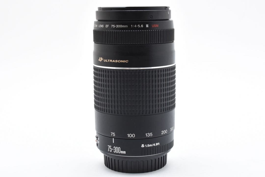 CANON EF 75-300mm F4-5.6 III USM ズームレンズ