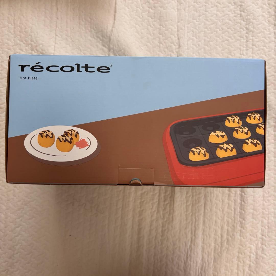 新品未使用未開封品 récolte ホットプレート RHP-1 レッド