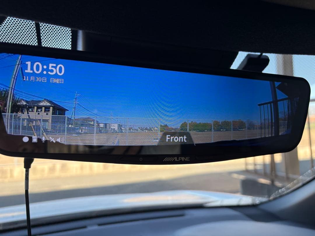 ALPINE DVR-DM1200A-IC 12型デジタルミラー型ドラレコ