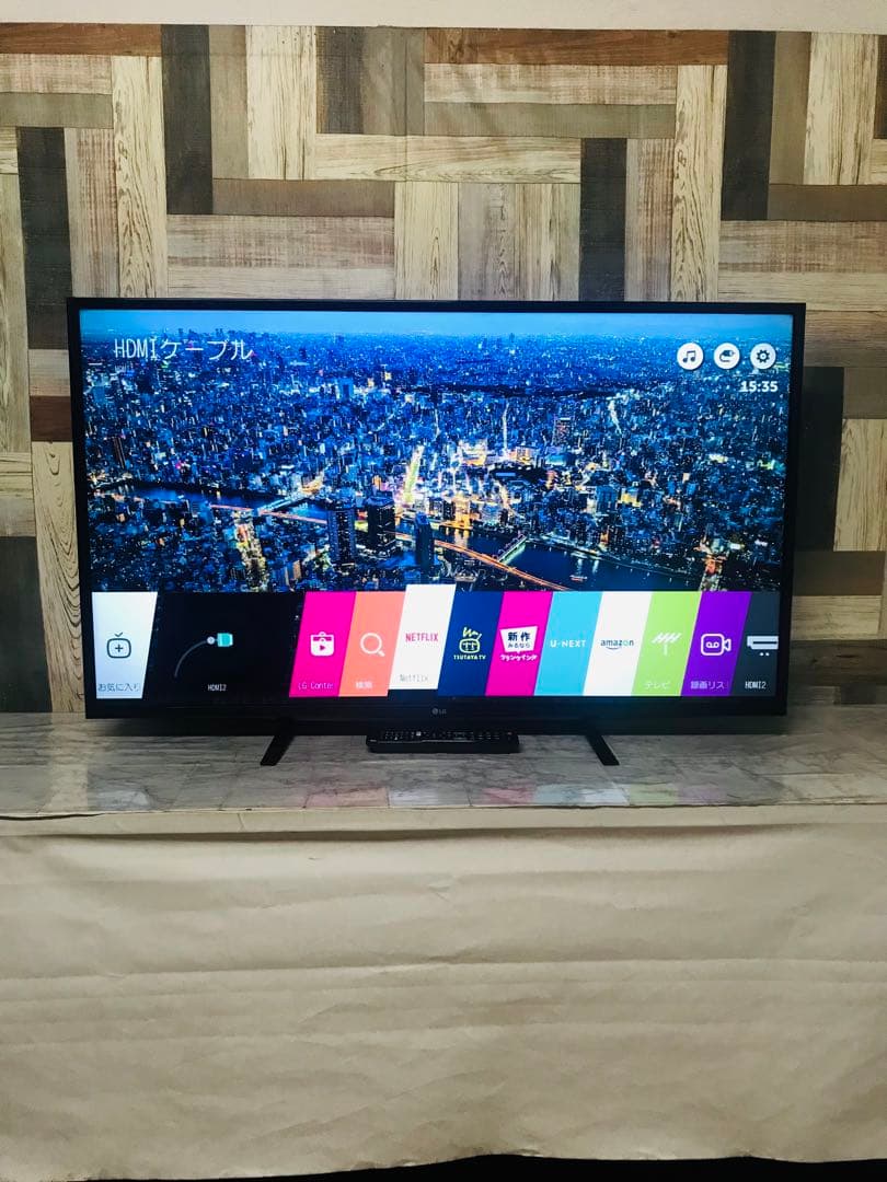 即日受渡❣️全国送料込LG49型4KテレビYouTube.Netflix新品リモ付