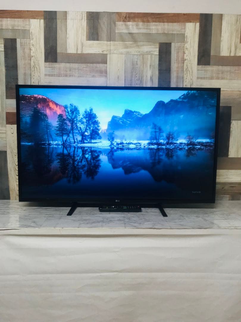 即日受渡❣️全国送料込LG49型4KテレビYouTube.Netflix新品リモ付