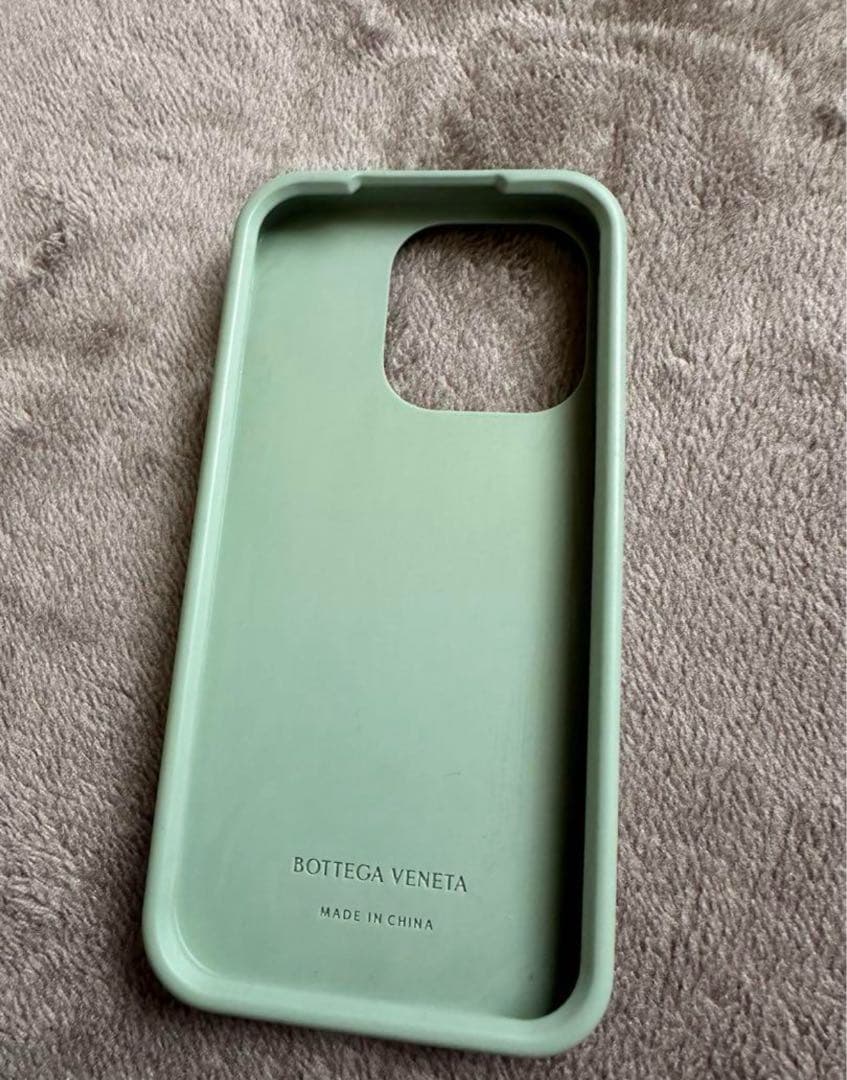 美品Bottega Veneta グリーン iPhoneケース