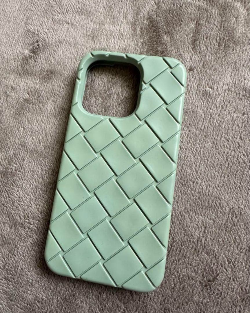 美品Bottega Veneta グリーン iPhoneケース