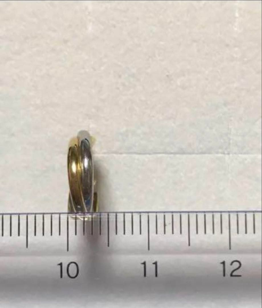 k18 pt900フープピアス