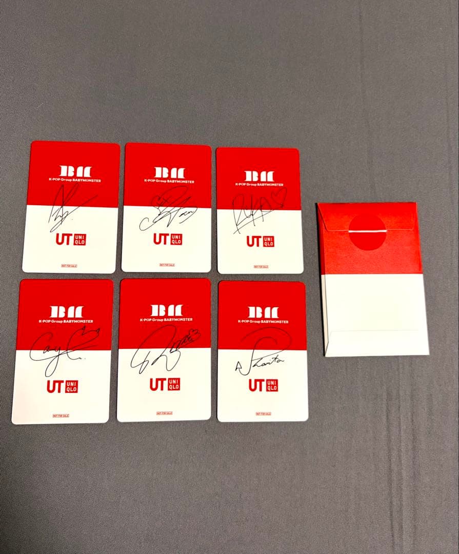 Babymonster x ユニクロ 購入特典 全6点セット ベビモン A