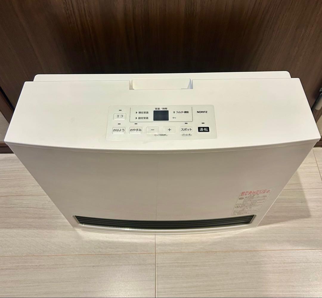 【美品】ガスファンヒーターノーリツ「GFH-4006S」&コードセット
