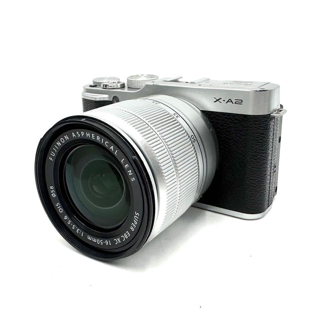 動作良好 FUJIFILM X-A2 シルバー XC 16-50mm OIS