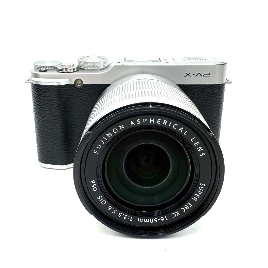 動作良好 FUJIFILM X-A2 シルバー XC 16-50mm OIS