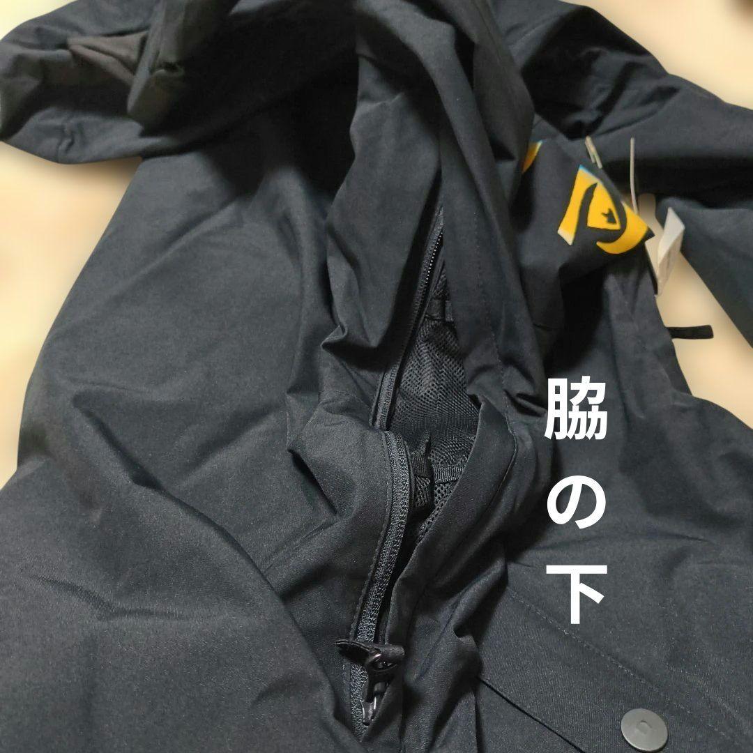 のあ。クイックシルバー スキースノーウェア メンズMサイズブラック