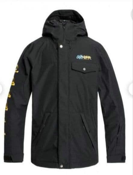 のあ。クイックシルバー スキースノーウェア メンズMサイズブラック