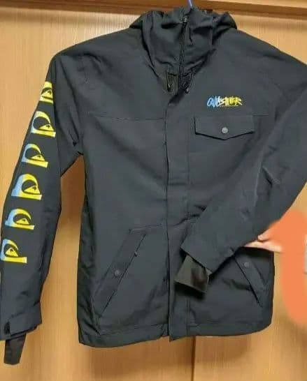 のあ。クイックシルバー スキースノーウェア メンズMサイズブラック