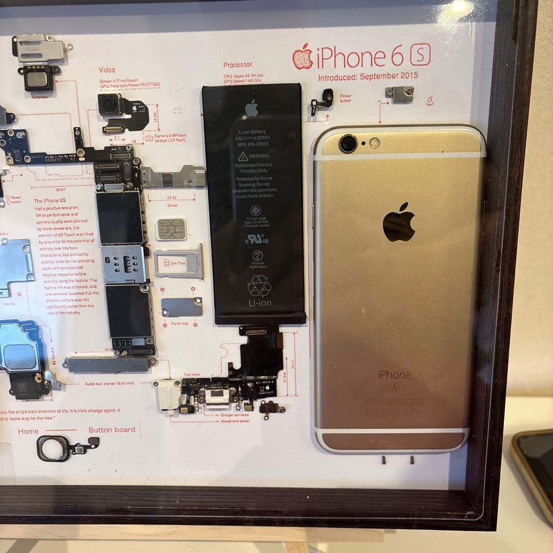 iPhone 6s 分解図 アートフレーム