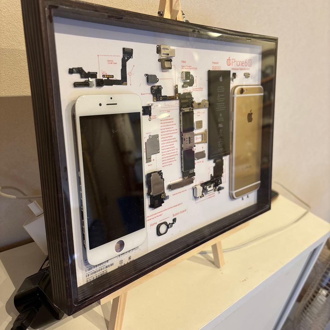 iPhone 6s 分解図 アートフレーム