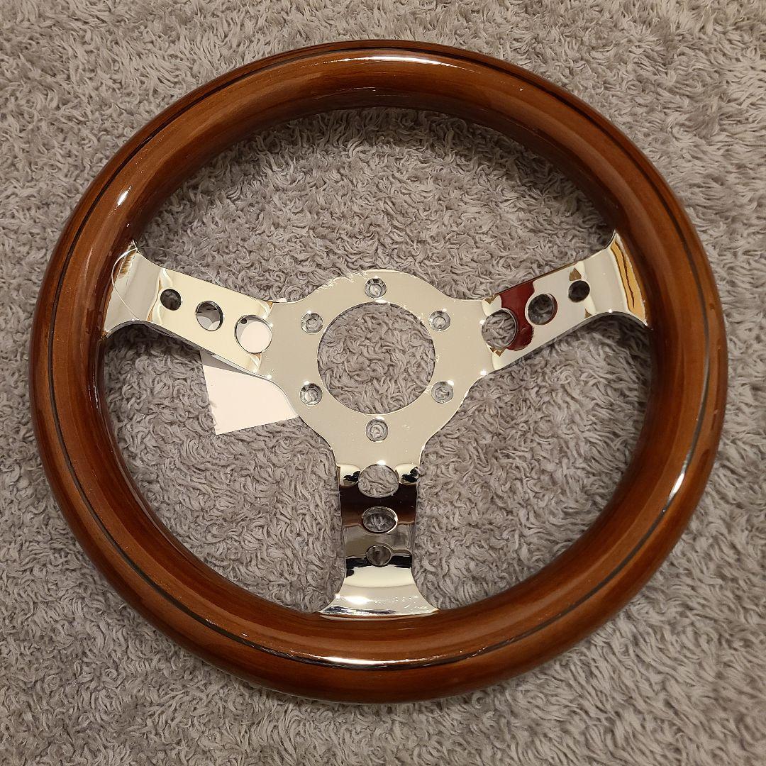 ウッドハンドル290mm　29Φ　ステアリング 旧車