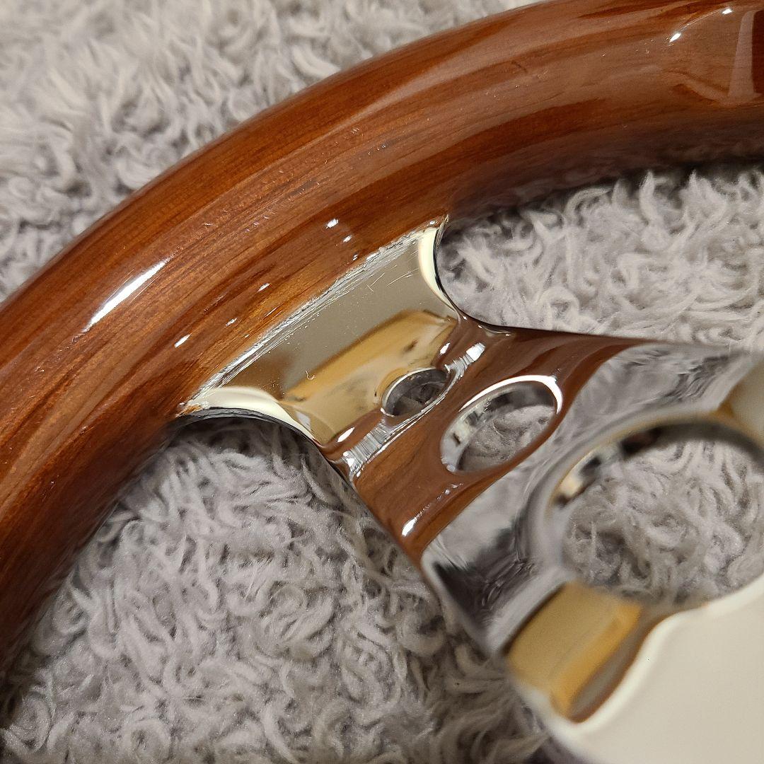 ウッドハンドル290mm　29Φ　ステアリング 旧車