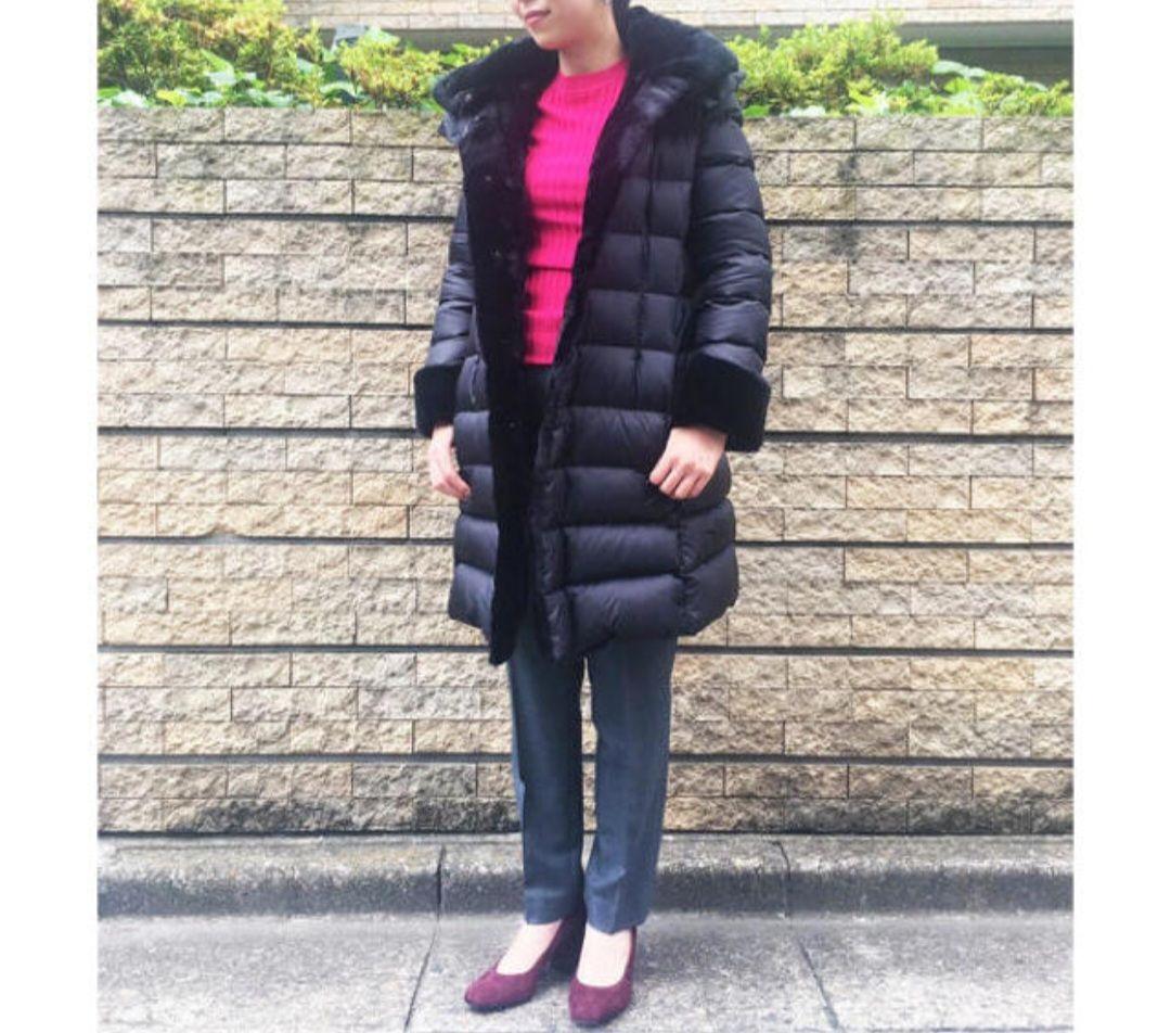 シナモン　TOMORROWLAND Ballsey ブラウン ダウン