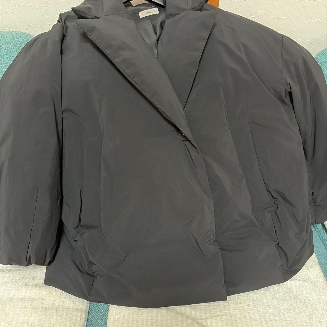 IENA 撥水テイラーコクーンダウン　黒　36