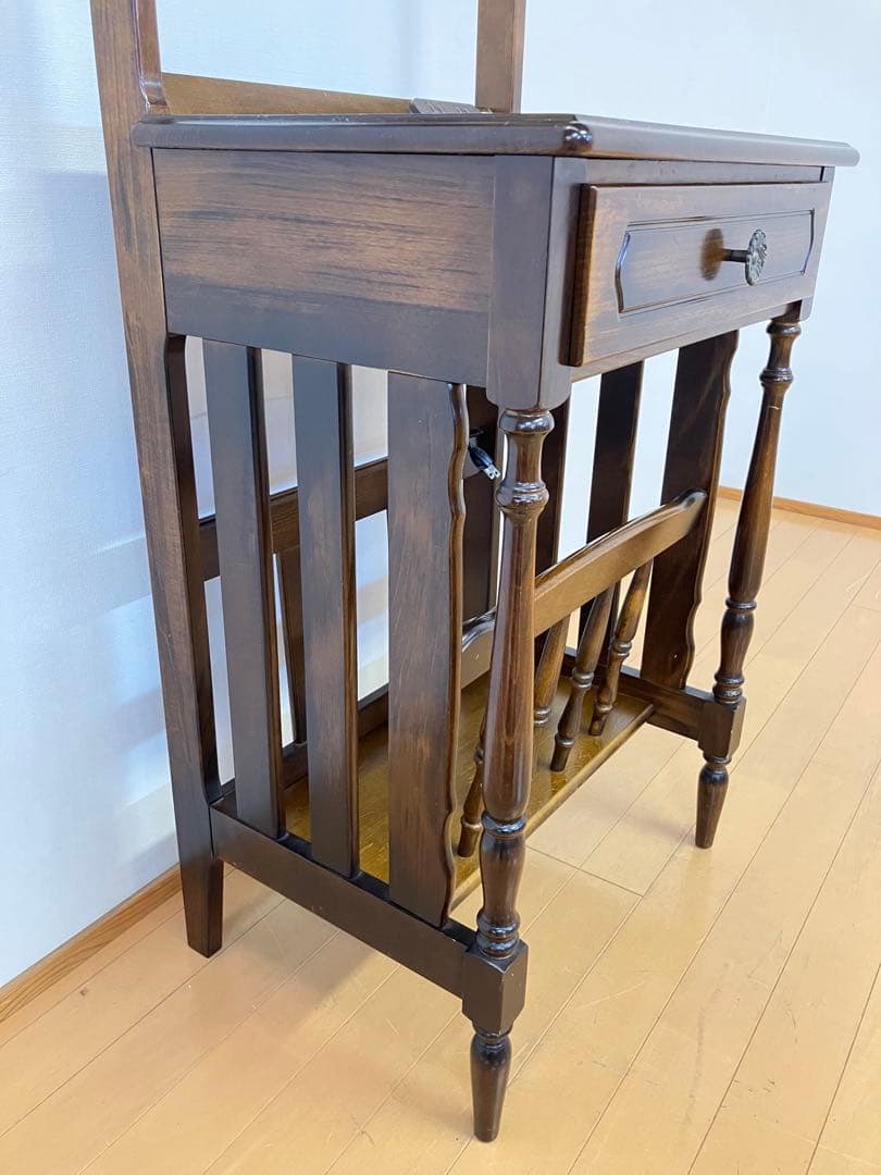 カリモク　コルクボード　フリーボート　コンセント付　電話/FAX台　玄関ラック