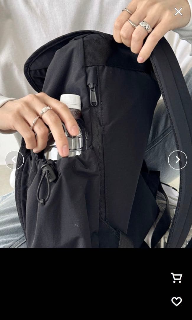 THE NORTH FACE ブラック リュック　韓国