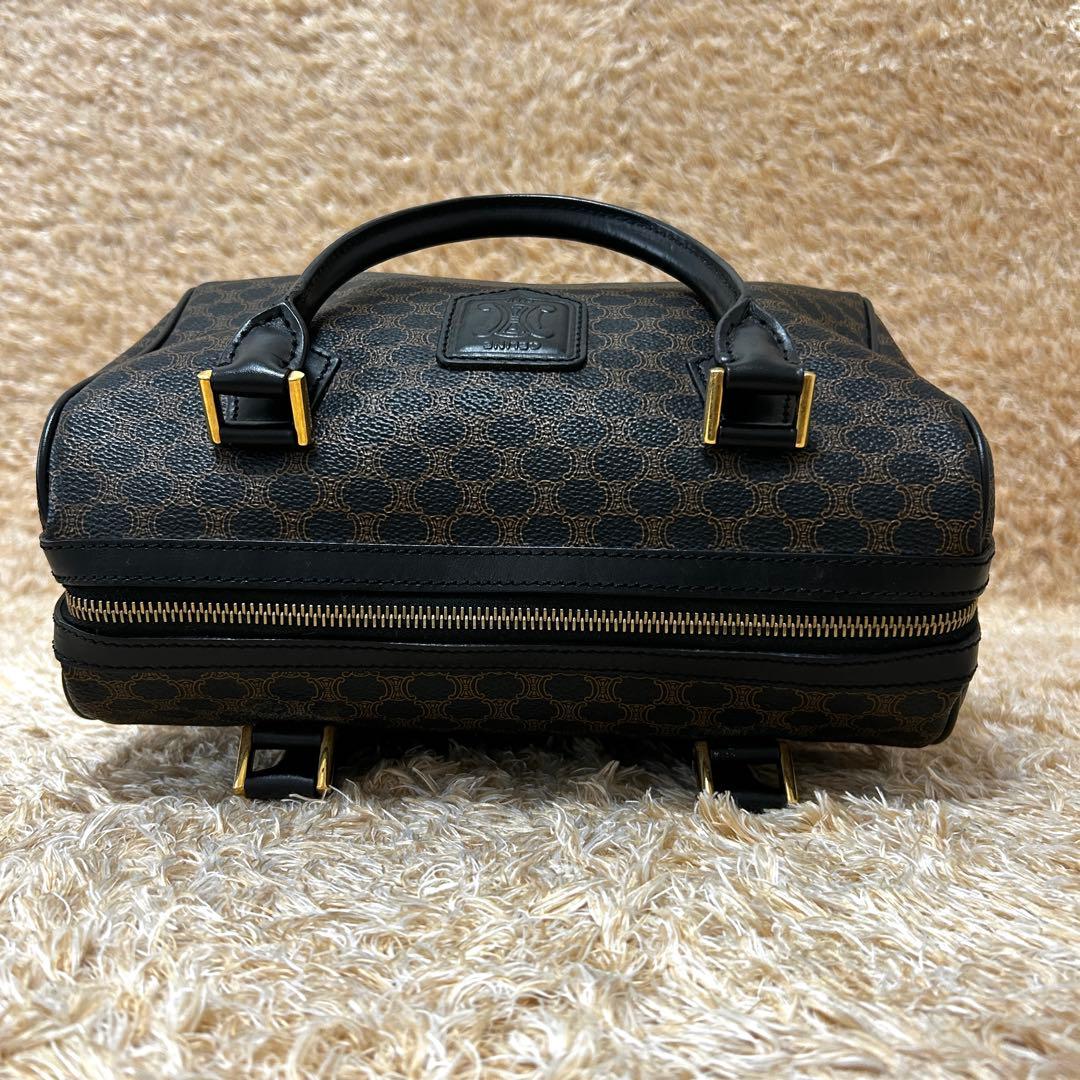 美品✨ セリーヌ マカダム トリオンフ ミニボストンバッグ