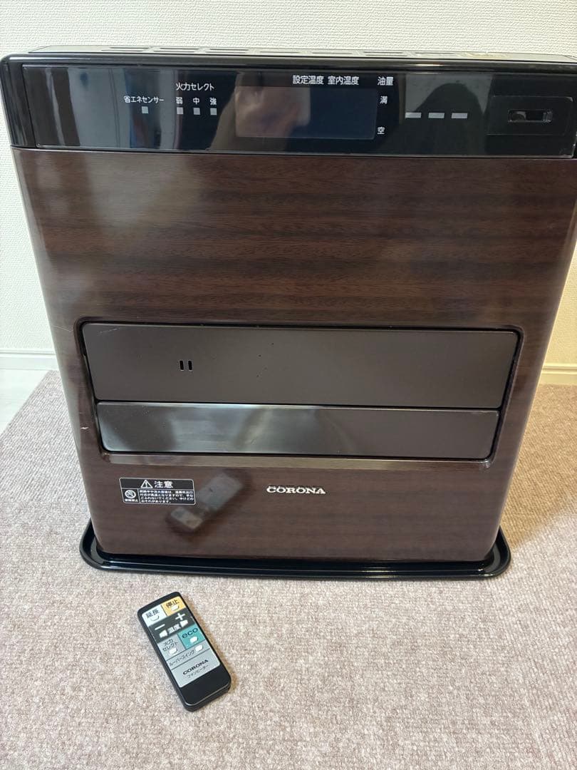 CORONA 石油ファンヒーター リモコン付き