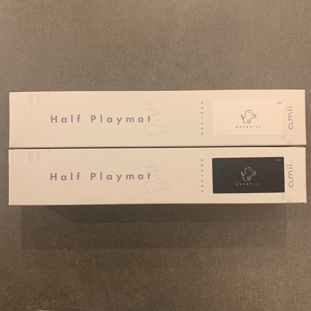 amii. おーばーきる OVERKILL プレイマット 白 黒 セット 新品