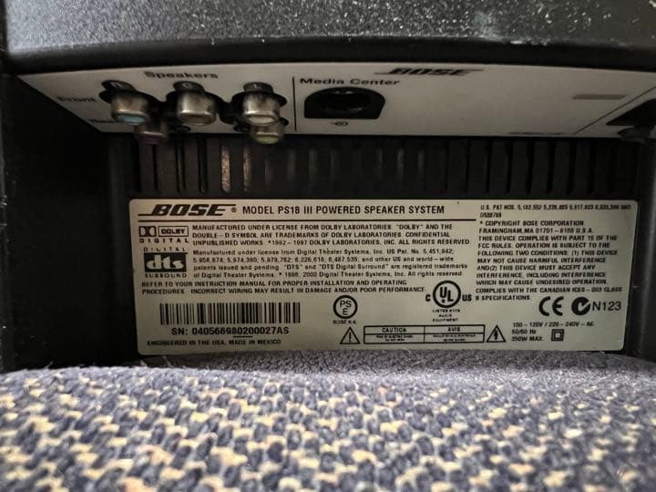 その他 BOSE LIFESTYLE18 3