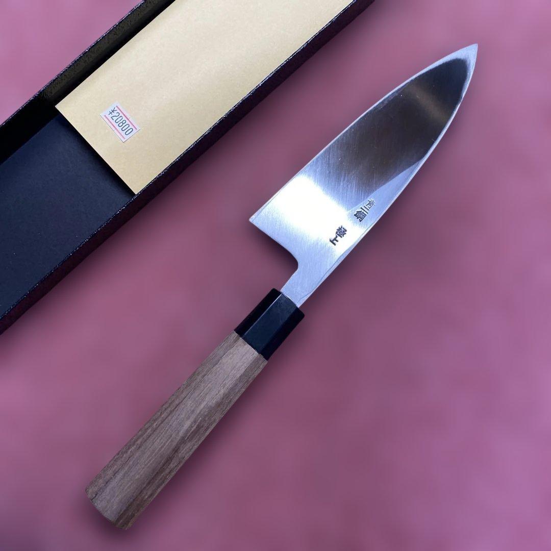 青二鋼　出刃包丁　150㎜ 5寸