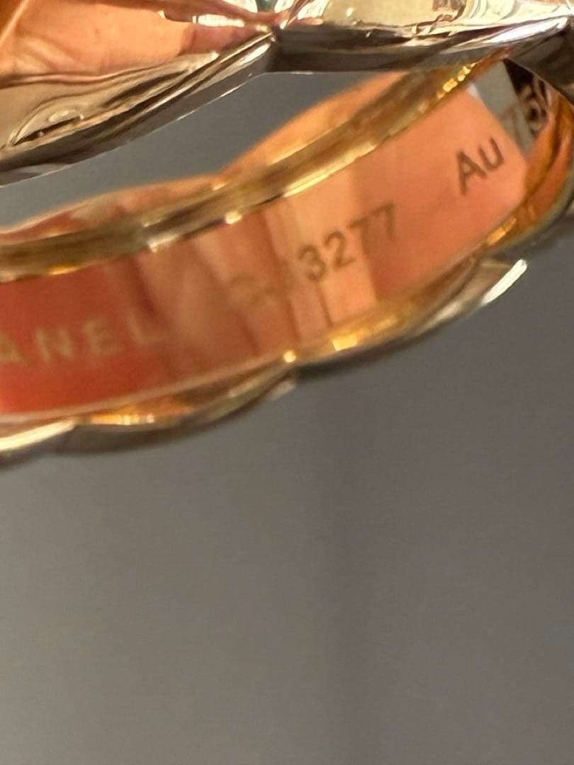 新品　CHANEL シャネル ココクラッシュ リング ミディアム YG 51