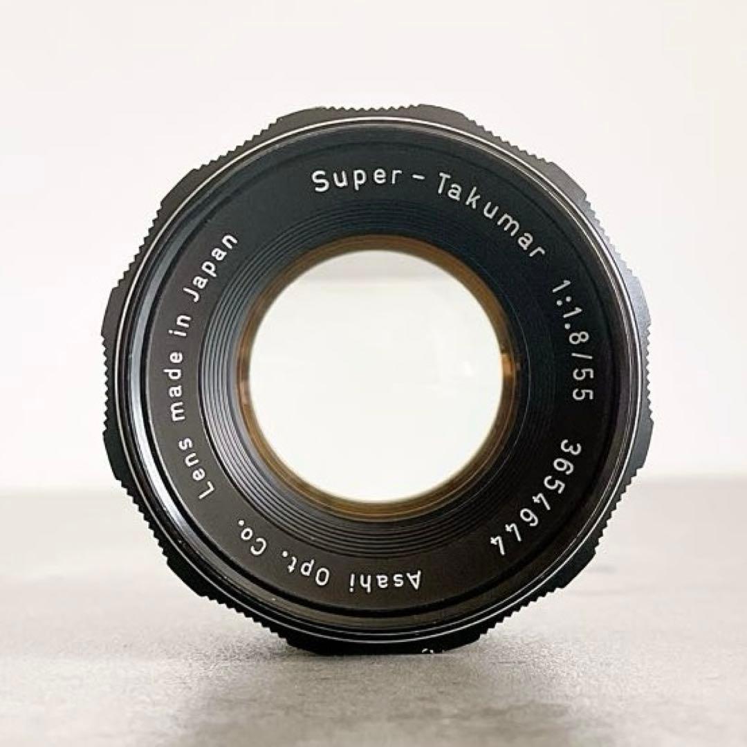 【虹色フレア】Super Takumar 55mm f1.8 整備済 m42