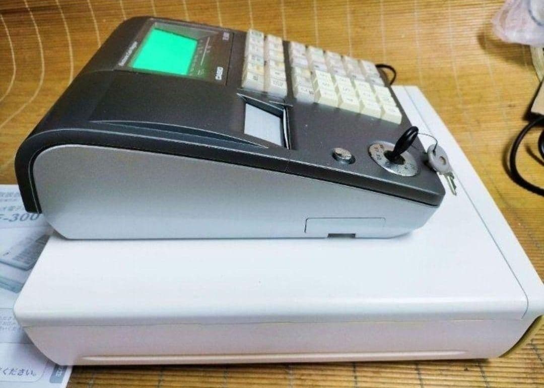 カシオレジスター　TE-300　フル設定無料　 送料無料人気機種　309998
