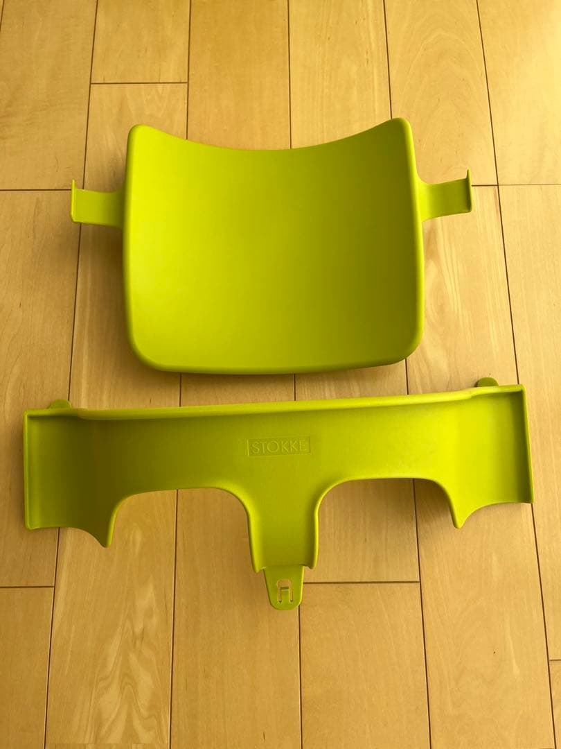 STOKKE TRIPP TRAPPトリップトラップ廃盤グリーンベビーセット付き
