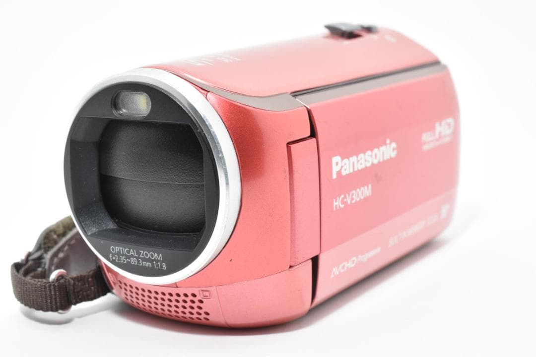 【美品】Panasonic ビデオカメラ HC-V300M ピンク　動作確認済