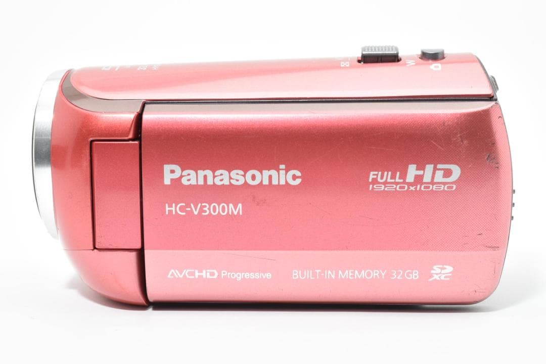 【美品】Panasonic ビデオカメラ HC-V300M ピンク　動作確認済