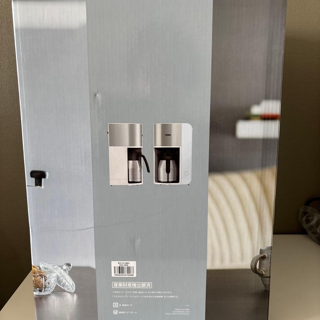 真空断熱ポット コーヒーメーカー ホワイト ECK-1000 THERMOS