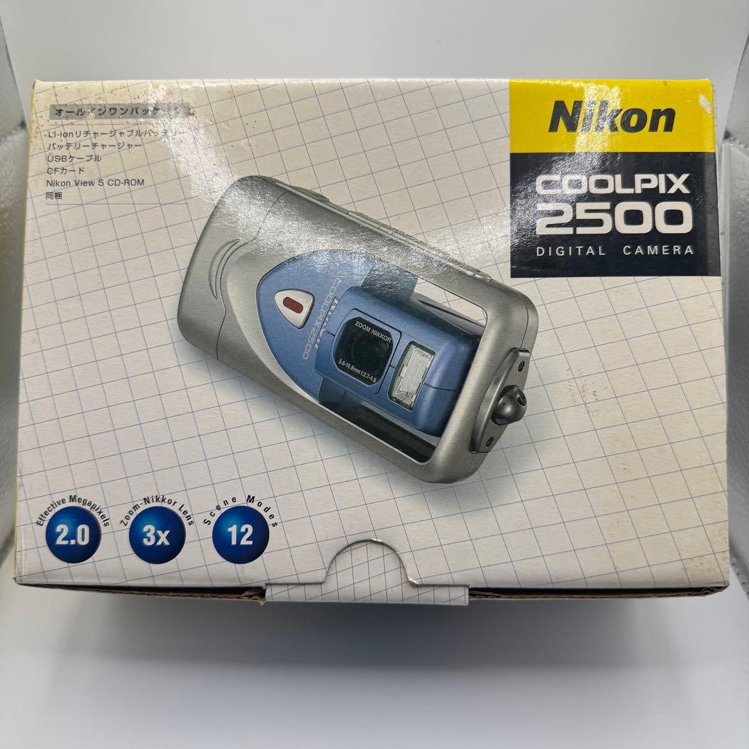 【美品】NIKON COOLPIX 2500 コンデジ クールピクス 箱付